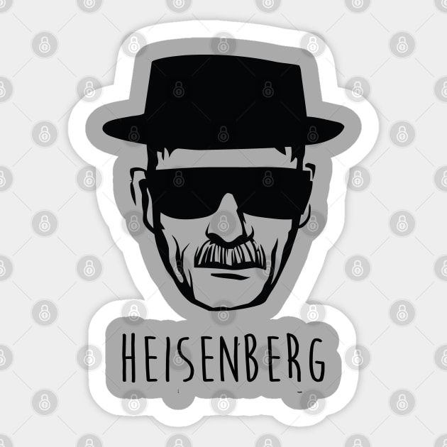 Heisenberg Sticker by mozarellatees